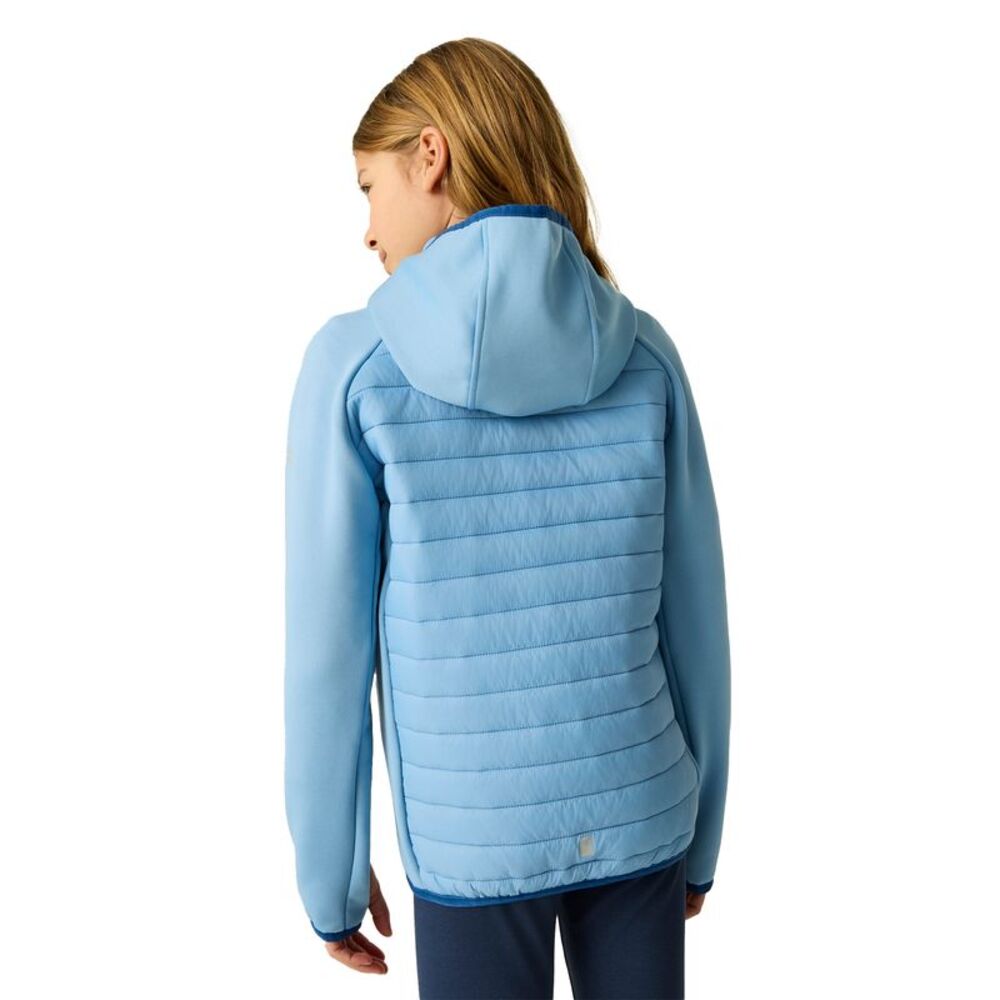 Regatta Childrens/Kids Andreson Hybrid Jacket / Washed Denim - Picture 5 of 6